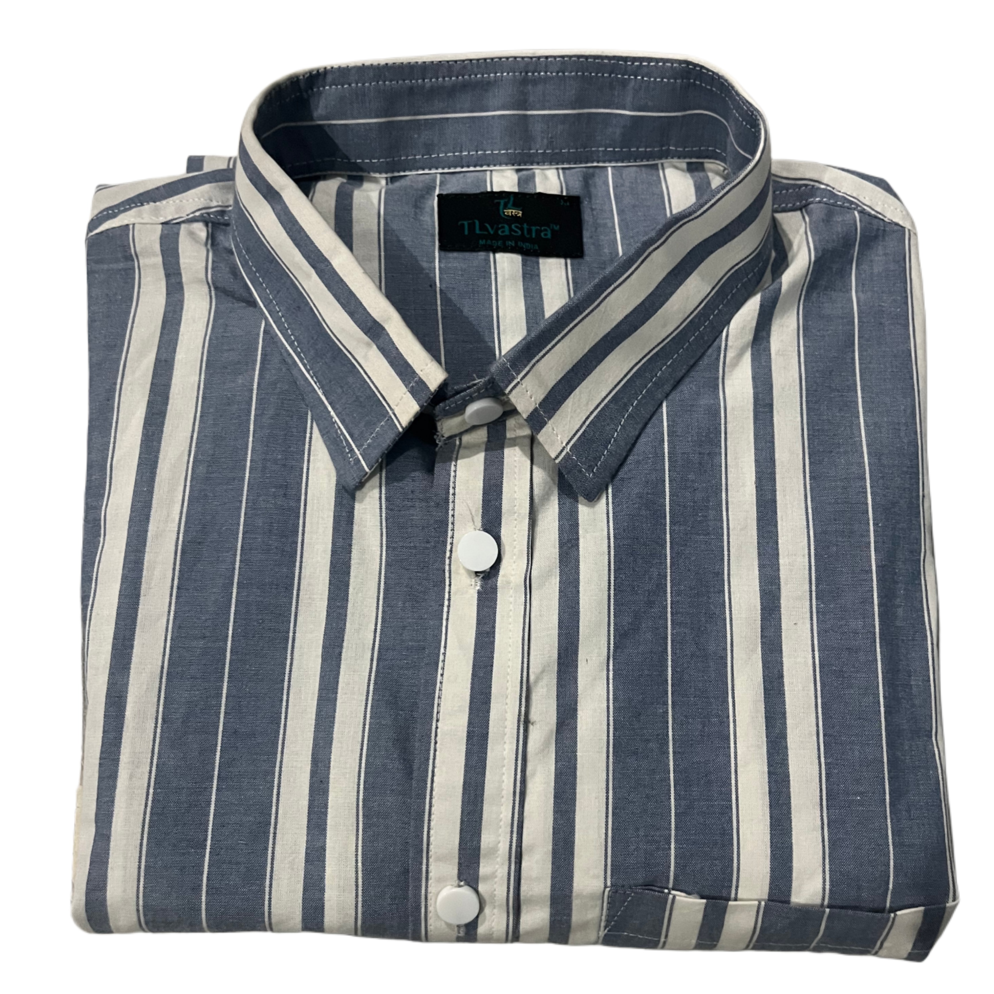 TL VASTRA BOXY FIT STRIPED SHIRT